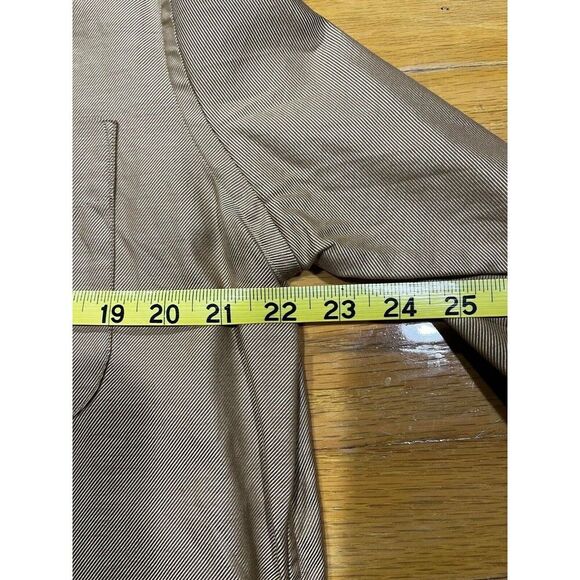 Kenneth Roberts Platinum Button Up Dress Shirt Mens 16 1/2 32/33 Tan - Picture 7 of 8